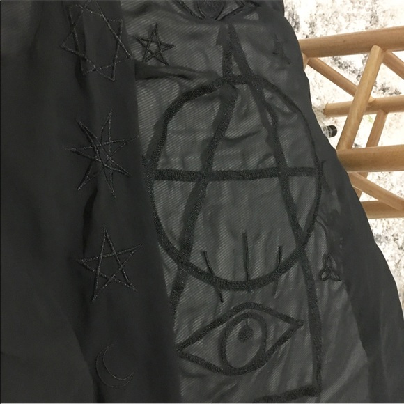 sold out/ UNIF Wiccan kimono fringe sheer cardigan - Picture 3 of 8